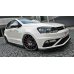 Накладка сплиттер на передний бампер Вар3 на Volkswagen Polo V GTI